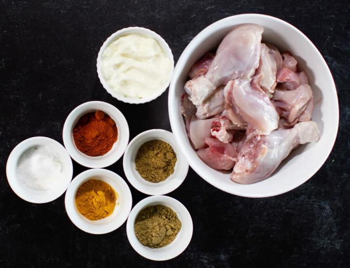 Ingredients for marination