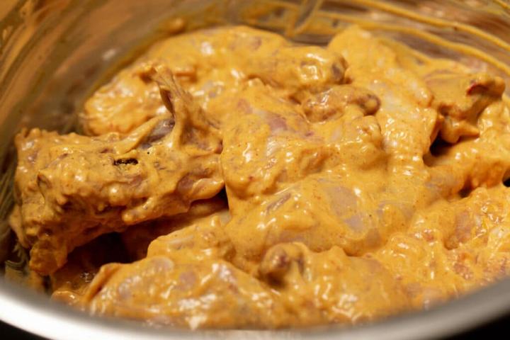 Marinated chicken