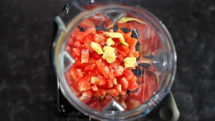 tomato ginger puree