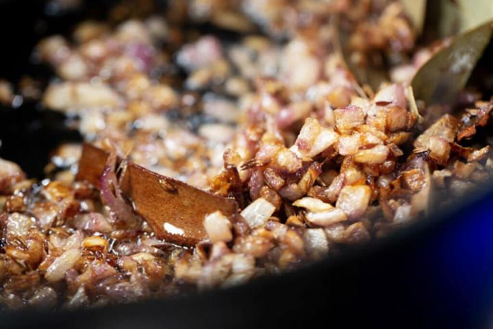 Browned onions